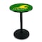 Holland Bar Stool Co 42" Blk Wrinkle Kentucky State University Pub Table L214B4228KYStUn - alternate 1